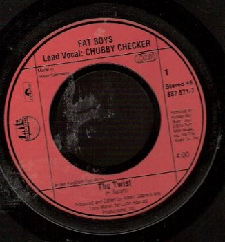 Fat Boys (ft Chubby Checker) - The Twist -Twist (Buffapella) -R&B- / soul Vinylsingle - 1