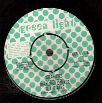 Desmond Dekker & The Aces - Israelites- origineel Ember/1969 -reggae vinylsingle - 1