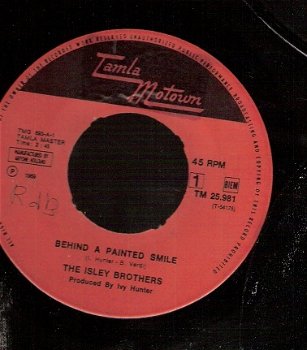 Isley Brothers- Behind a Painted Smile - MOTOWN KLASSIEKER vinylsingle - 1