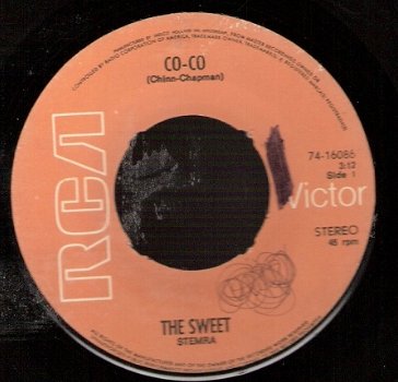 the Sweet - Co-Co	- Done Me Wrong All Right- 45 rpm Vinyl single 70's - 1