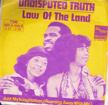 The Undisputed Truth- Law of the Land - Just My Imagination -Motown R&B soul vinylsingle - 1