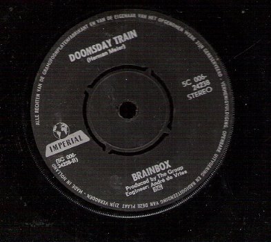 Brainbox - Good Morning, Day - Doomsday Train 1970-NEDERBEAT ft Jan Akkerman -vinylsingle - 1