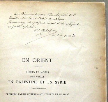 En Orient 1886 Raboisson GESIGNEERD Syrië Palestina Egypte - 1