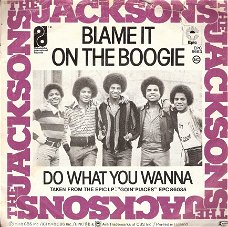 the Jacksons - Blame It on the Boogie - Do What You Wanna motown soul/R&B vinylsingle