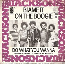 the Jacksons - Blame It on the Boogie - Do What You Wanna motown soul/R&B vinylsingle