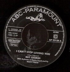 Ray Charles- 	I Can't Stop Loving You	& Born to Loose- Soul R&B vinylsingle