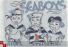 Naaiapplicatie Seaboys 14,5 x 9,5cm