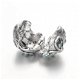 Clip - stopper - locker met strass voor Pandora, Trollbeads etc. - 6 - Thumbnail