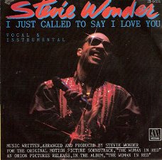 Stevie Wonder-I Just Called to Say I Love You(Vocal & instr)-Motown R&B vinylsingle