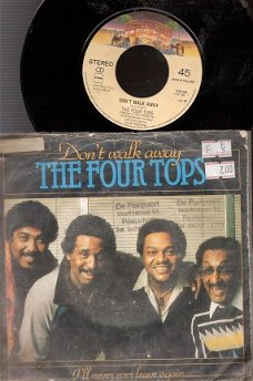 Four Tops - Don't Walk Away  - I'll Never Ever Leave You Again  -Motown soul R&B vinylsingle