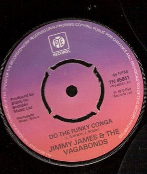 Jimmy James and the Vagabonds - Do the Funky Conga &No Other Woman - vinylsingle R&B soul - 1
