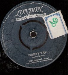 Coasters - Yakety Yak & Zing! Went the Strings of My Heart -SOUL R&B DooWop vinylsingle