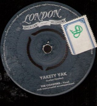 Coasters - Yakety Yak & Zing! Went the Strings of My Heart -SOUL R&B DooWop vinylsingle - 1