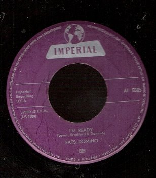 Fats Domino - I'm Ready - Margie - New Orleans- R&B rock n Roll 1959 vinylsingle - 1