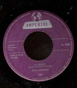 Fats Domino - I'm Ready - Margie - New Orleans- R&B rock n Roll 1959 vinylsingle - 1