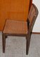 Mooie vintage stoel uit de vorige eeuw van tropisch? Hardhout, Rotan rugleuning en zitting - 2 - Thumbnail