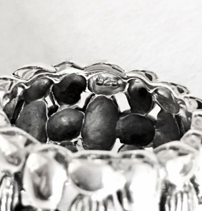 NIEUW! Brede zilveren RING GEOXIDEERD, GRATIS VERZENDEN! - Afbeelding 4