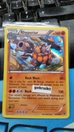rhyperior holo 62/146 XY Base gebruikt - nr. 1