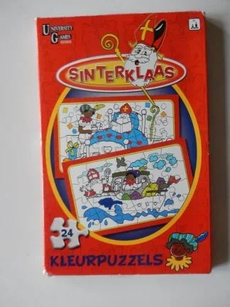 Sinterklaas kleurpuzzels - nr. 1