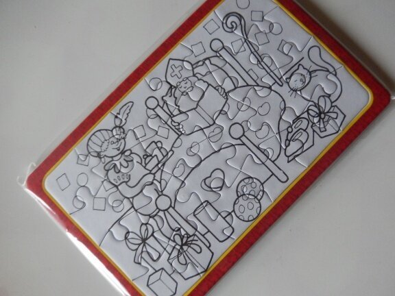 Sinterklaas kleurpuzzels - Afbeelding 3
