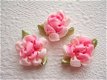 Schattige bloem van lint ~ Roze / Bubblegum - 1 - Thumbnail
