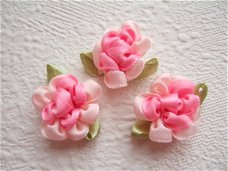 Schattige bloem van lint ~ Roze / Bubblegum
