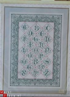 Thea Gouveneur borduurpakket  merklap alfabet  cado