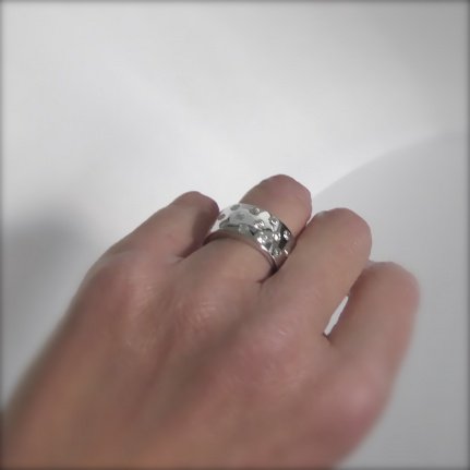 NIEUW Zilveren BANDRING zirkonia's, INCLUSIEF VERZENDEN! - Afbeelding 7