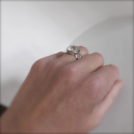 NIEUW Zilveren RING vierkante zirkonia. Verkrijgbaar in 2 ringmaten INCLUSIEF VERZENDEN! - Afbeelding 8