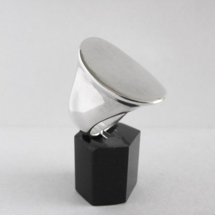 NIEUW Grote ovale zilveren RING. INCLUSIEF VERZENDEN! - nr. 1
