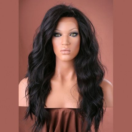 Lace front pruik model YVONNE in diverse kleuren leverbaar - Afbeelding 2