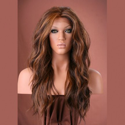 Lace front pruik model YVONNE in diverse kleuren leverbaar - Afbeelding 6