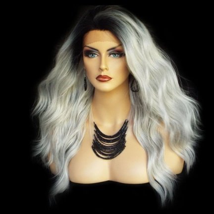 Lace front pruik model YVONNE in diverse kleuren leverbaar - Afbeelding 7