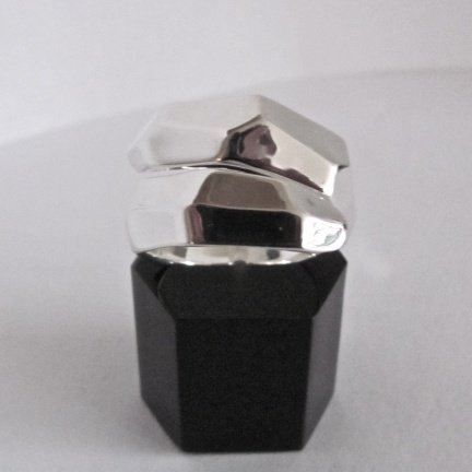 NIEUW Zilveren 'wikkel' RING, verkrijgbaar in 2 ringmaten, INCLUSIEF VERZENDEN! - Afbeelding 2