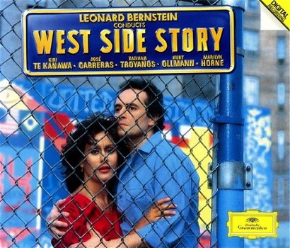 Leonard Bernstein: West Side Story / Bernstein, Te Kanawa, Carreras ( 2 CD) Nieuw - 1