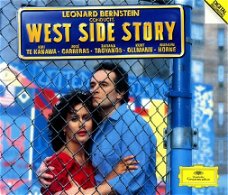 Leonard Bernstein: West Side Story / Bernstein, Te Kanawa, Carreras  ( 2 CD)  Nieuw
