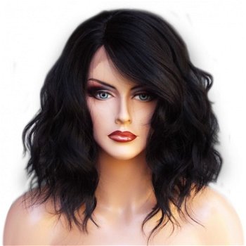 Lace front pruik nonchalant bob model Peagan diverse kleuren - 3