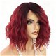 Lace front pruik nonchalant bob model Peagan diverse kleuren - 7 - Thumbnail