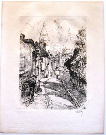 A79-12 ets Andor Szekely von Doba "Kelly" Parijs/Montmartre? - nr. 1