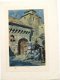 A79-13 Prent in kleur 1929 Edmond Malassis - 1 - Thumbnail