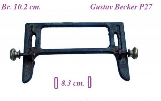 = Uurwerk schuif = Gustav Becker P27 = 29015 - 0