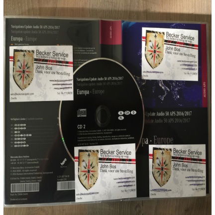 gps DVD CD Mercedes Comand Audio 50 Aps Europa 2017 - Afbeelding 5