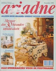 Ariadne Maandblad 1991 Nr. 11 November+Merklap+Pophuis. - 1