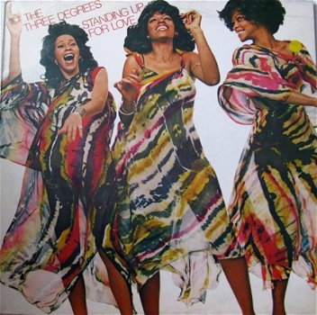 The Three Degrees ‎– Standing Up For Love -1977 Funk, Disco,Soul-UNPLAYED REVIEW COPY VINYL LP - 1