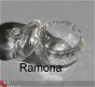 Crystal dappendish GLAS acryl nagels vloeistof dappen dish - 1 - Thumbnail