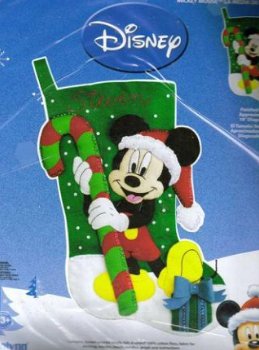 Janlynn-Disney Pakket Leuk (kerst) Sok Mickey Mouse - 1