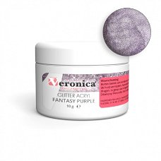 Glitter acryl poeder FANTASY PURPLE, 10 gram