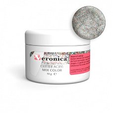 Glitter acryl powder MIX COLOR, 10 gram