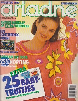 Ariadne Maandblad 1989 Nr. 8 Augustus + Antieke Merklap - 1