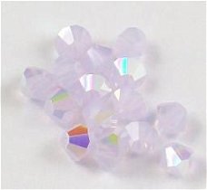 Swarovski 5301 Violet Opal AB 4mm 10 Stuk LIMITED